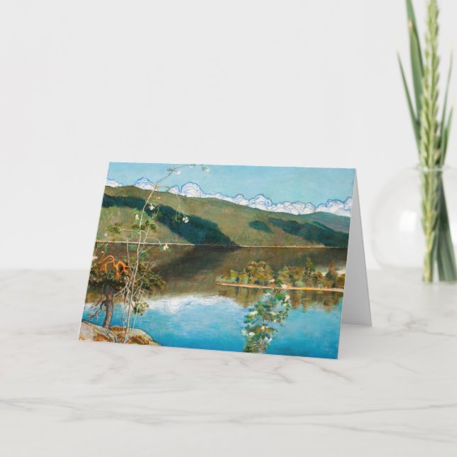 Akseli Gallen-Kallela - Thunderclouds på Horizon Kort (Framsida)