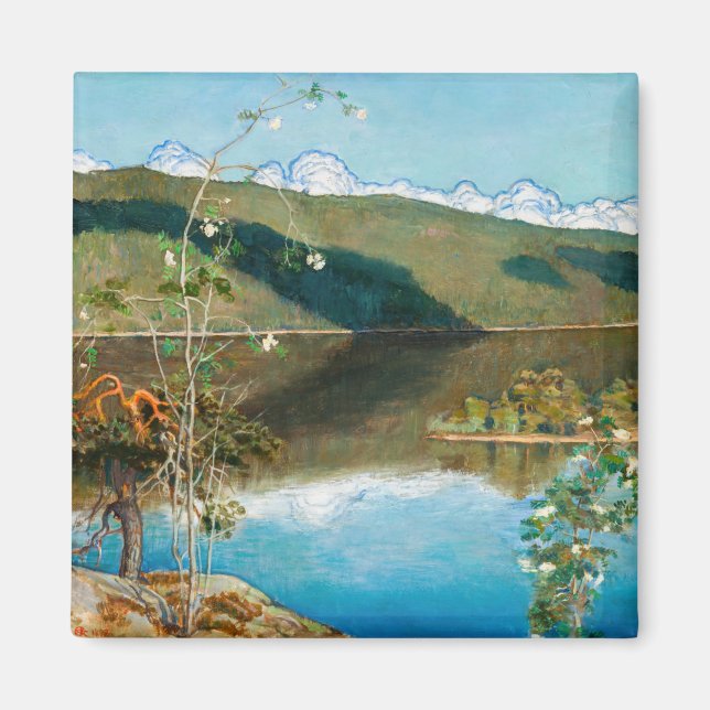 Akseli Gallen-Kallela - Thunderclouds på Horizon Magnet (Framsidan)