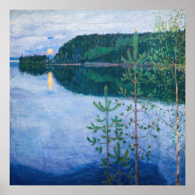 Akseli Gallen-Kallela - Vår Natten Poster (Framsidan)