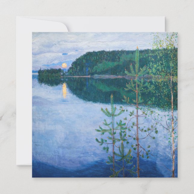 Akseli Gallen-Kallela - Vår Natten Tack Kort (Framsida)