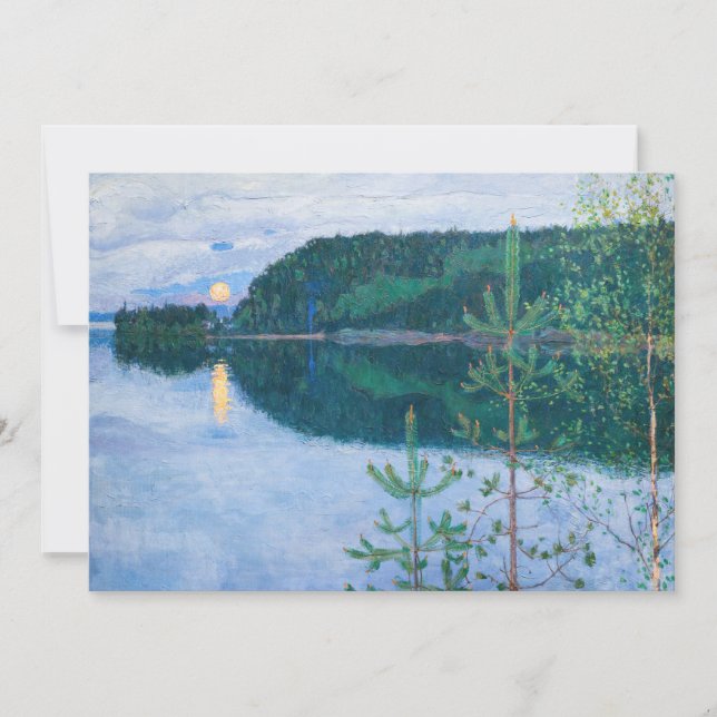 Akseli Gallen-Kallela - Vår Natten Tack Kort (Framsida)