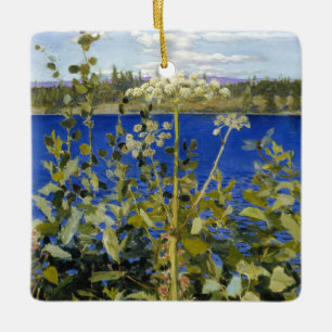 Akseli Gallen-Kallela - Vild Angelica Julgransprydnad Keramik