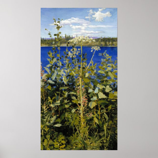 Akseli Gallen-Kallela - Vild Angelica Poster (Framsidan)