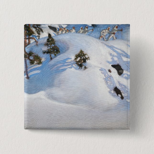 Akseli Gallen-Kallela - Vision i februari Knapp (Framsida)