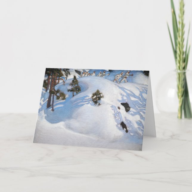 Akseli Gallen-Kallela - Vision i februari Kort (Framsida)