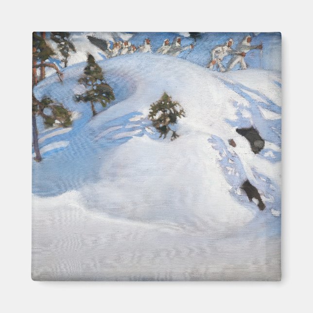 Akseli Gallen-Kallela - Vision i februari Magnet (Framsidan)