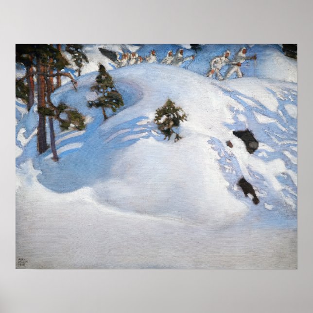 Akseli Gallen-Kallela - Vision i februari Poster (Framsidan)