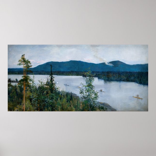 Akseli Gallen-Kallela - Vuokatti Poster (Framsidan)