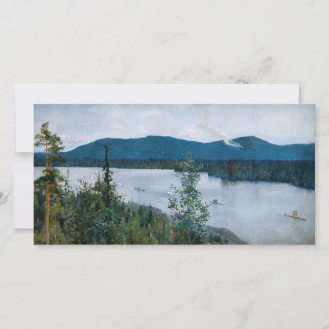 Akseli Gallen-Kallela - Vuokatti Tack Kort (Framsida)