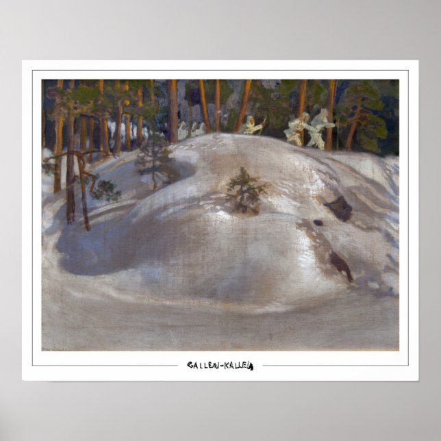 Akseli Gallen-Kallela Zedign Art Poster #125 (Framsidan)