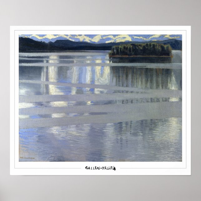 Akseli Gallen-Kallela Zedign Art Poster #30 (Framsidan)