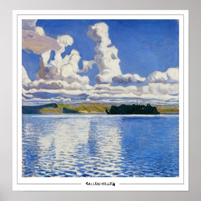 Akseli Gallen-Kallela Zedign Art Poster #31 (Framsidan)