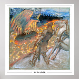 Akseli Gallen-Kallela Zedign Art Poster #355