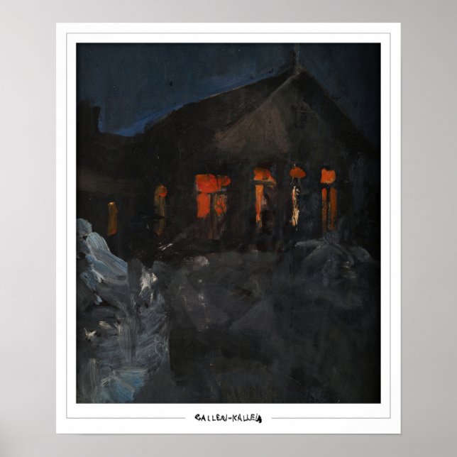 Akseli Gallen-Kallela Zedign Art Poster #367 (Framsidan)