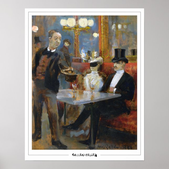 Akseli Gallen-Kallela Zedign Art Poster #372 (Framsidan)