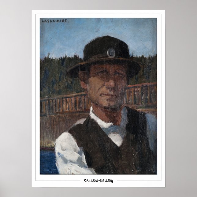 Akseli Gallen-Kallela Zedign Art Poster #377 (Framsidan)