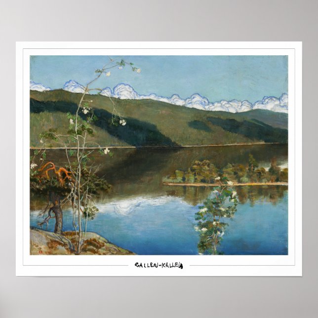 Akseli Gallen-Kallela Zedign Art Poster #384 (Framsidan)