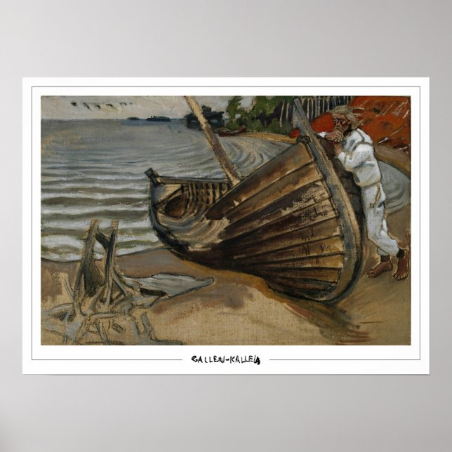 Akseli Gallen-Kallela Zedign Art Poster #444 (Framsidan)