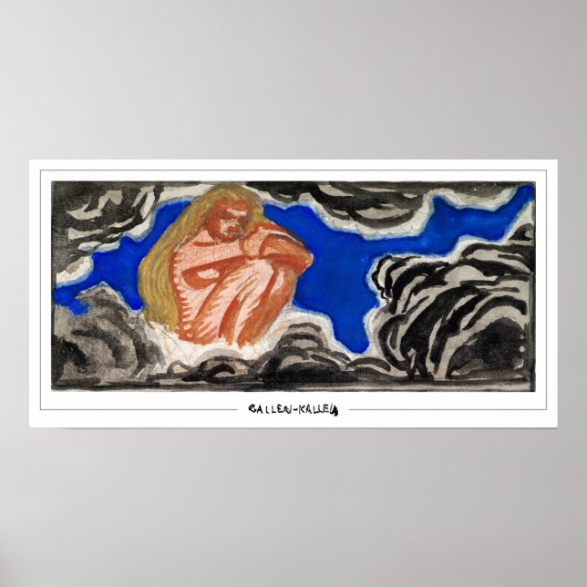 Akseli Gallen-Kallela Zedign Art Poster #450 (Framsidan)