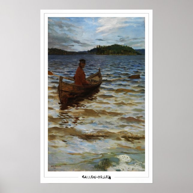 Akseli Gallen-Kallela Zedign Art Poster #462 (Framsidan)