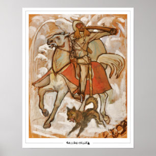 Akseli Gallen-Kallela Zedign konstaffisch #262 Poster