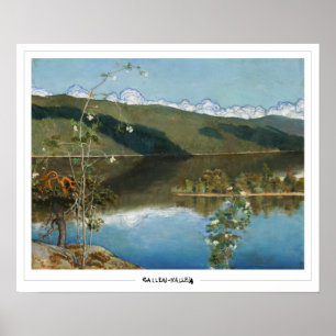 Akseli Gallen-Kallela Zedign konstaffisch #384 Poster