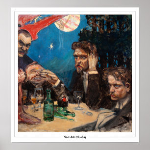 Akseli Gallen-Kallela Zedign konstaffisch #3 Poster