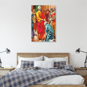 Akt 19:1-7: Mottagande av Heligan Spirit Canvas