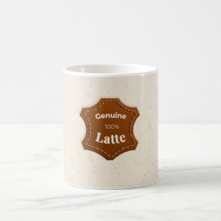 Äkta 100% Latte Neutralt Mönster Mugg