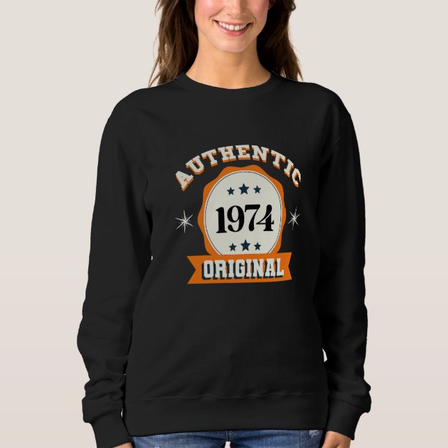 Äkta 1974 original   t shirt (Framsida)