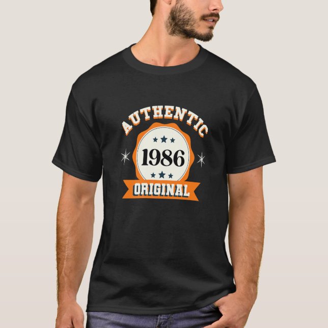 Äkta 1986 original t shirt (Framsida)