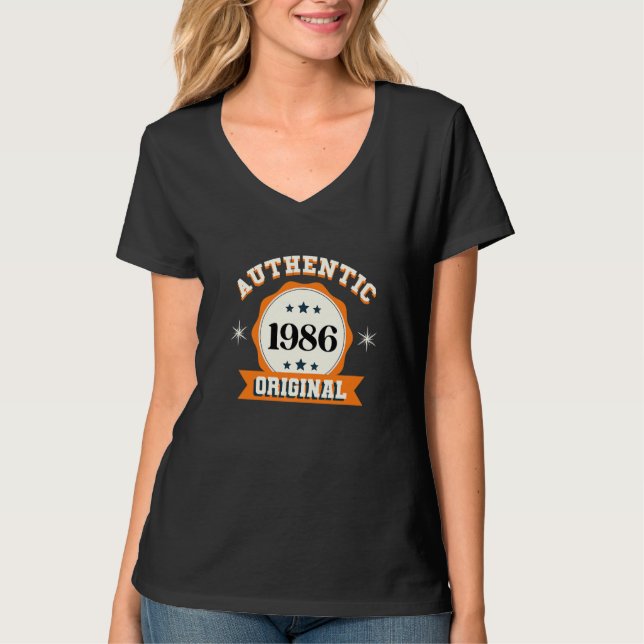 Äkta 1986 original t shirt (Framsida)