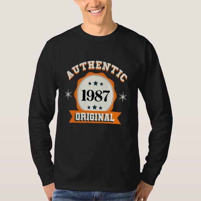 Äkta 1987 original t shirt (Framsida)