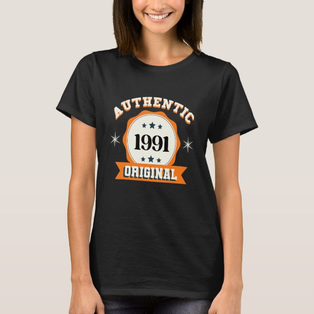 Äkta 1991 original t shirt (Framsida)