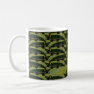 "Äkta" alligatormugg Kaffemugg