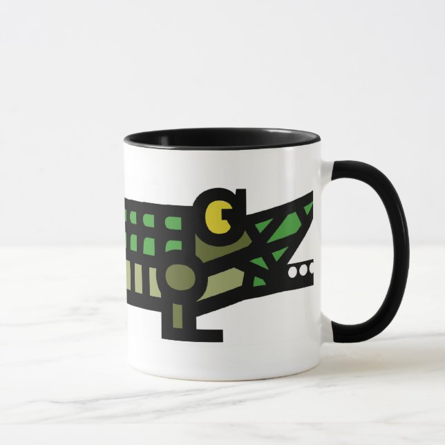 "Äkta" alligatormugg Mugg (Höger)
