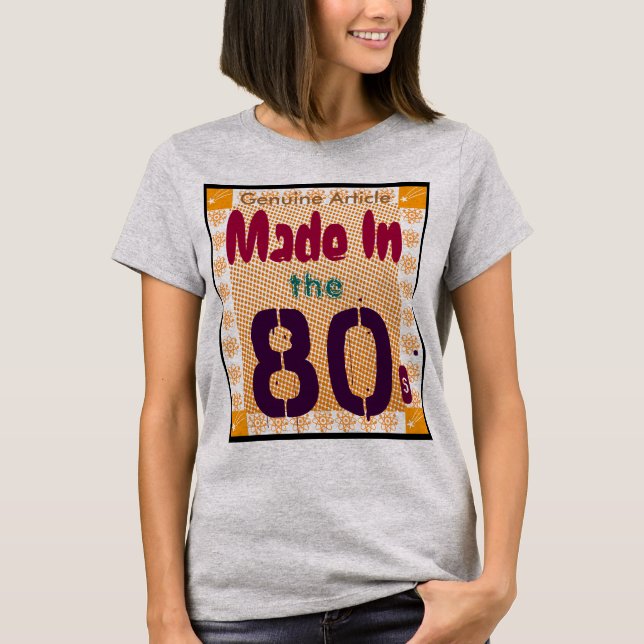 Äkta artikel som gjorts på 80-talet tee shirt (Framsida)