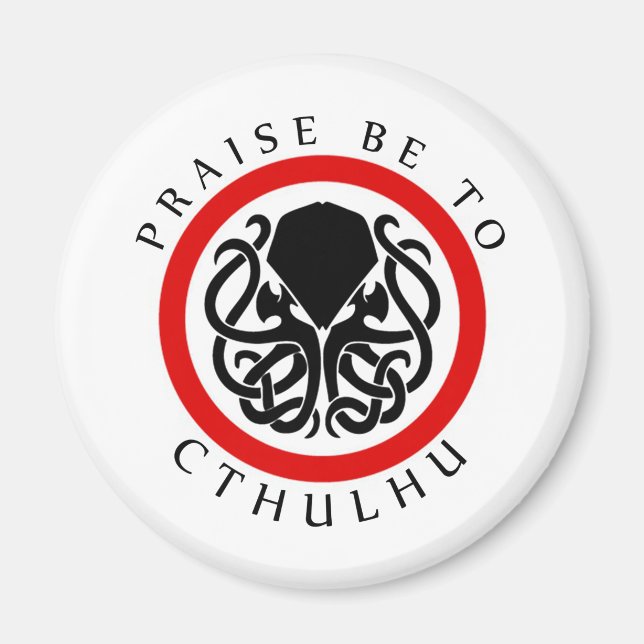 Äkta att vara Cthulhu Magnet (Framsidan)