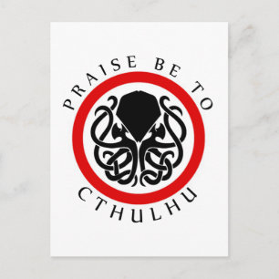 Äkta att vara Cthulhu Vykort