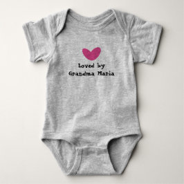 Äkta av Grandma Rosa Heart T Shirt