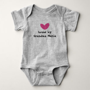 Äkta av Grandma Rosa Heart T Shirt