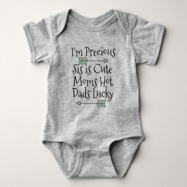 Äkta Baby Bodykostym T Shirt (Framsida)