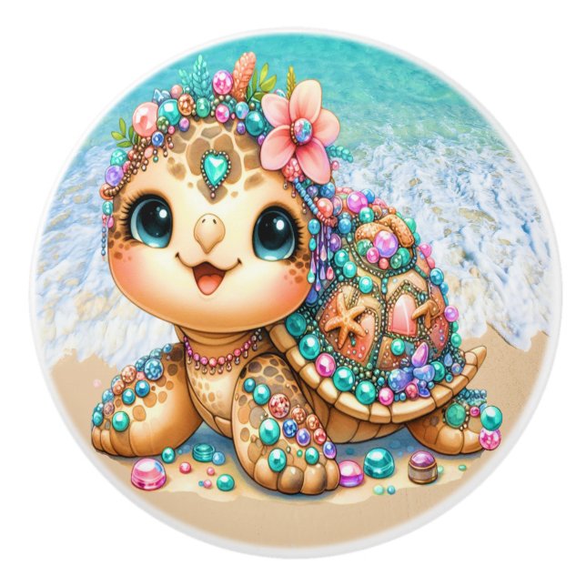 Äkta Baby-sköldpaddor - mer på vägen - Knopp (Framsidan)