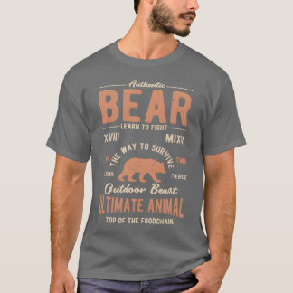 Äkta björn roliga djur present t shirt