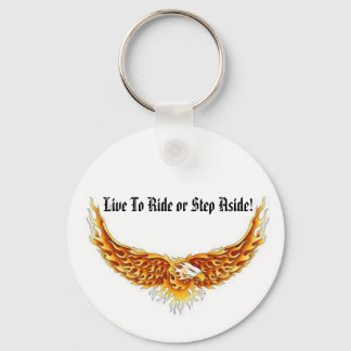 Äkta, bo vid rand eller steg bort! nyckelring