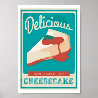 Äkta Cheesecake Poster