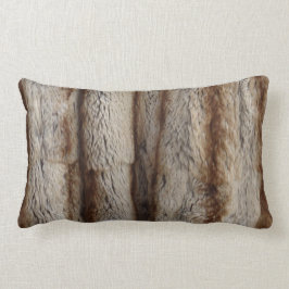 ÄKTA CHINCHILLA PÄLS LUMBARKUDDE