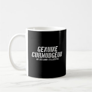 Äkta Curmudgeon bara ett sätt att leva Kaffemugg