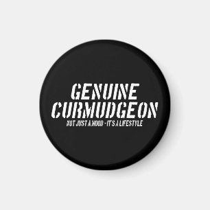 Äkta Curmudgeon bara ett sätt att leva Magnet