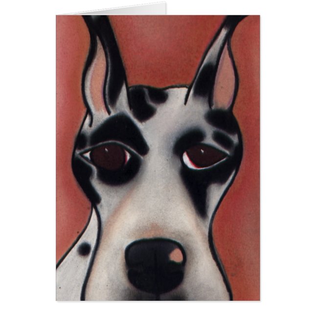 Äkta Dane Hälsningskort (Framsidan)